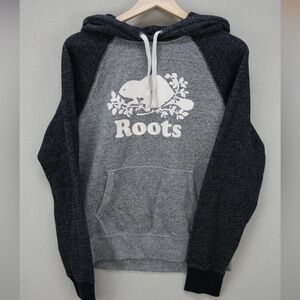 Roots Men's Charcoal and Heather Hoodie